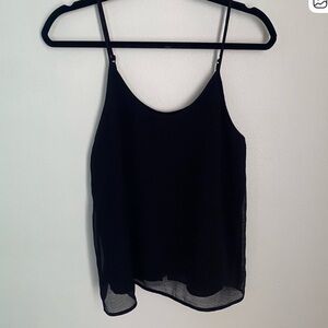 Chelsea 28 Black Scoop Neck Camisole